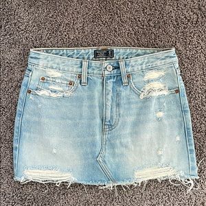 Abercrombie & Fitch Denim Mini Skirt